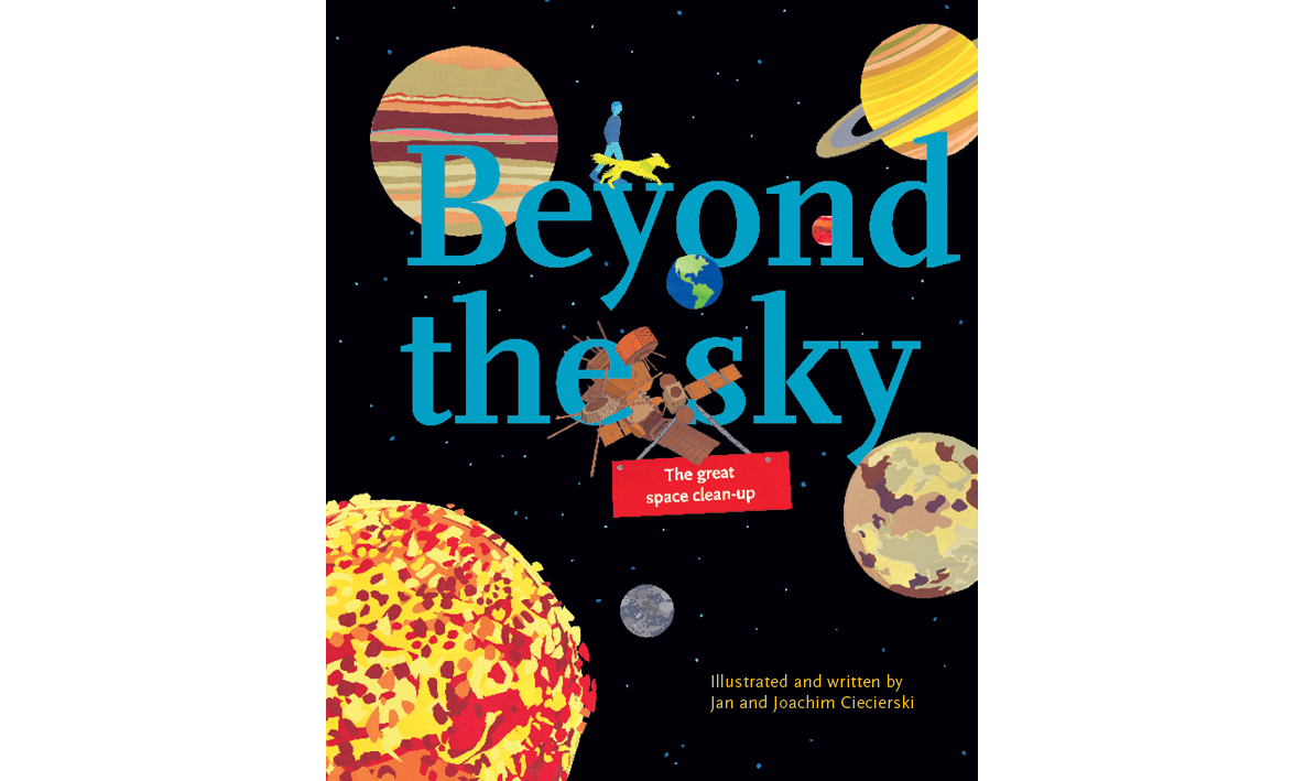 Cover Beyond the Sky – graphic novel by Jan Ciecierski and Joachim Ciecierski – space junk – space debris – book spreads2